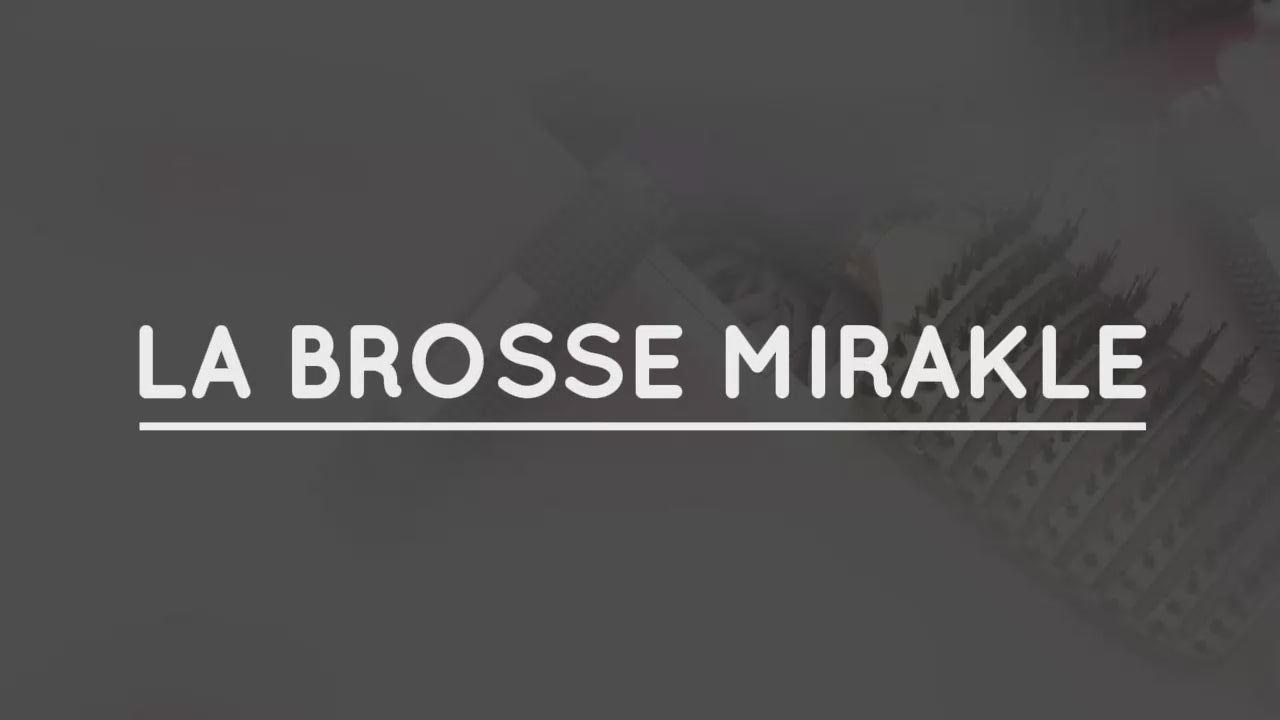 Charger la vidéo : La brosse MIRAKLE offre une alliance parfaite entre fonctionnalité et esthétique, avec sa variété de couleurs, son design novateur et sa facilité d&#39;utilisation